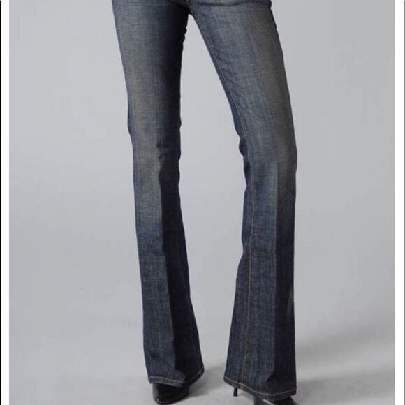 KASIL BY DAVID LIM GWEN BOOTCUT JEANS IN ATLANTIC. SIZE 27 - Picture 2 of 10